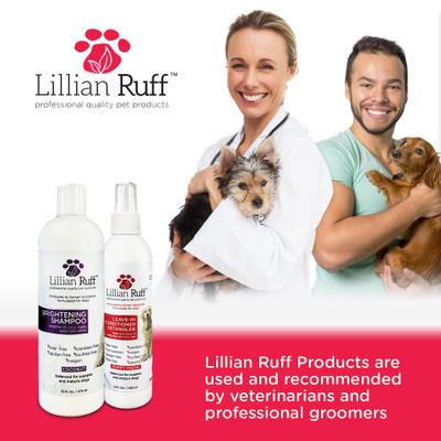 Show full view: Lillian Ruff Brightening Dog & Cat Shampoo & Leave in Conditioner Set, 16-fl oz & 8-fl oz bottle slide 7 of 10
