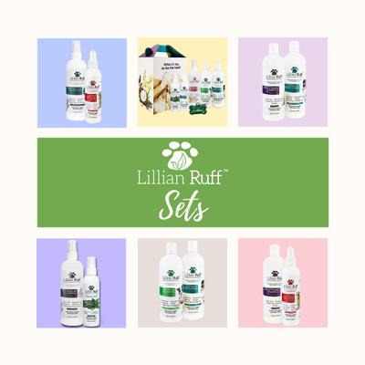 Show full view: Lillian Ruff Brightening Dog & Cat Shampoo & Oatmeal Conditioner Set, 16-fl oz bottles, pack of 2 slide 8 of 9