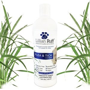 Lillian Ruff Flea & Tick Dog Shampoo, 16-oz bottle