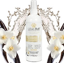 Lillian Ruff Waterless Vanilla Dog & Cat Shampoo, 16-fl oz bottle