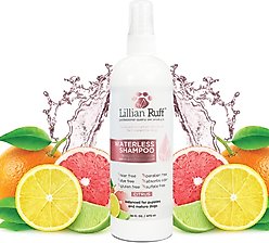 Lillian Ruff Waterless Citrus Dog & Cat Shampoo, 16-fl oz bottle