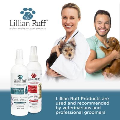 Show full view: Lillian Ruff Waterless Dog & Cat Shampoo & Leave in Conditioner Set, 1 16-fl oz bottle & 1 8-fl oz bottle slide 6 of 10