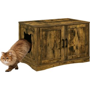 Out of Stock - SWEET BARKS Enclosed House Side Table Cat Litter Box ...