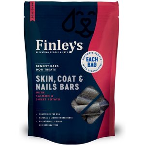 Finley's Barkery Skin, Coat & Nails Soft Chew Benefit Bars Dog Treats, 16-oz bag