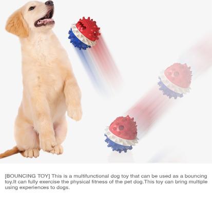 Show full view: HANAMYA Dog Chew Ball Toy, Red & Blue slide 9 of 10