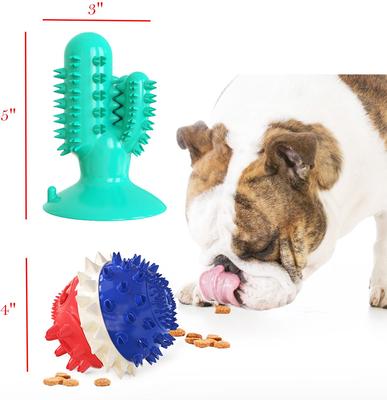 Show full view: HANAMYA Dog Chew Ball Toy, Red & Blue slide 10 of 10