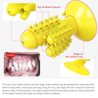 Show full view: HANAMYA Dog Chew Ball Toy, Yellow & Blue slide 4 of 9