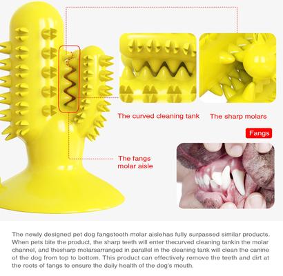 Show full view: HANAMYA Dog Chew Ball Toy, Yellow & Blue slide 5 of 9