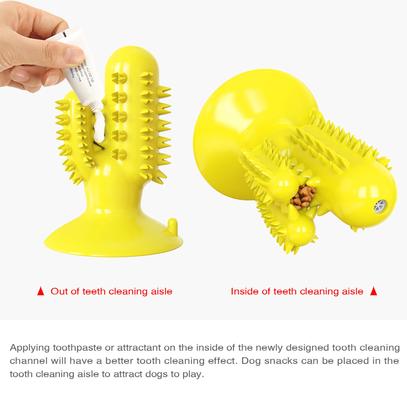 Show full view: HANAMYA Dog Chew Ball Toy, Yellow & Blue slide 6 of 9