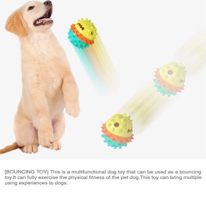 Show full view: HANAMYA Dog Chew Ball Toy, Yellow & Blue slide 8 of 9