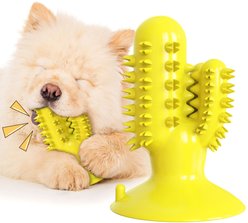 Hanamya Toothbrush Dog Chew Toy, Lemon