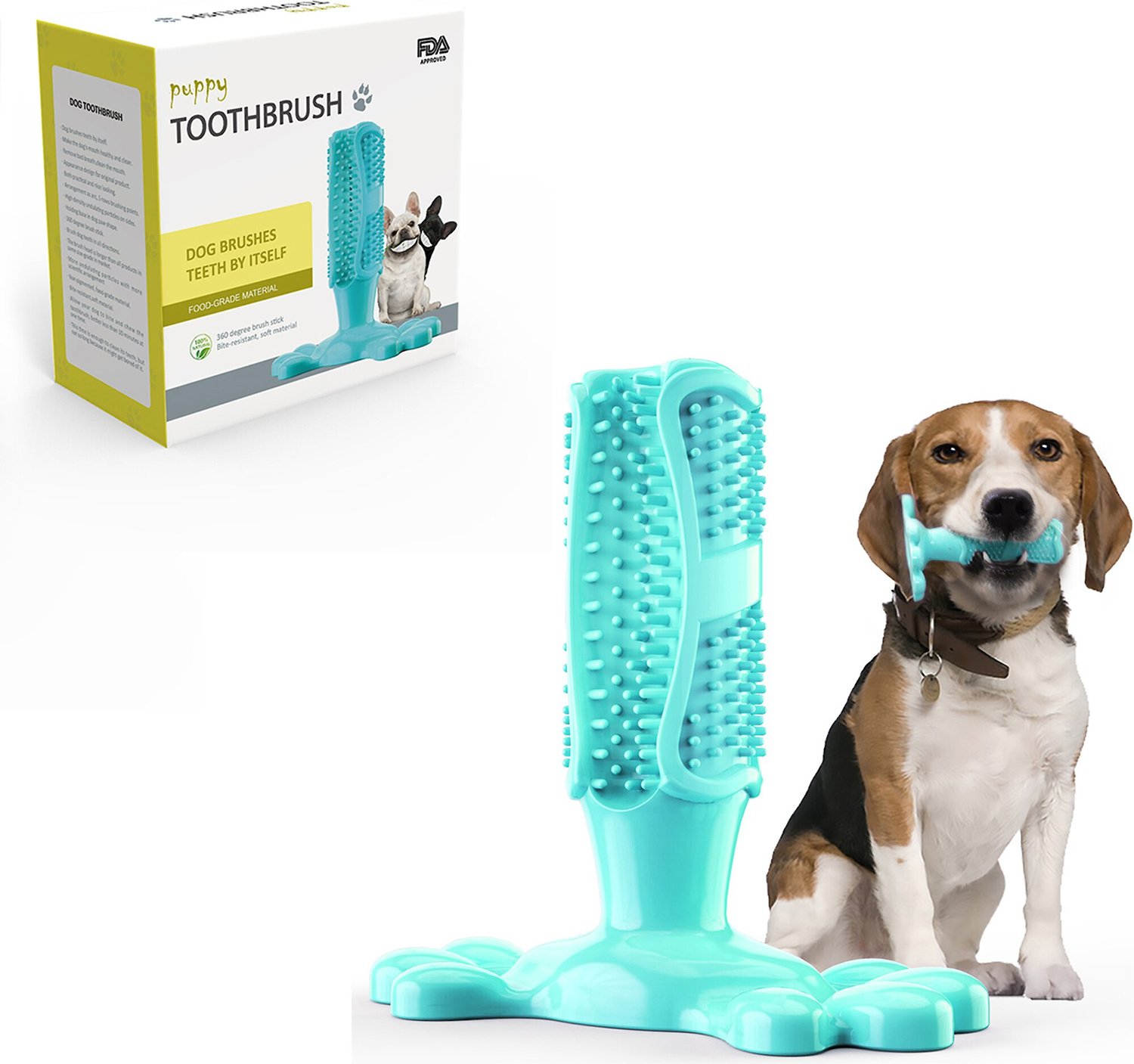 chewy dog toothbrush toy