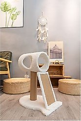 Catry 24-in Faux-Fur Cat Tree