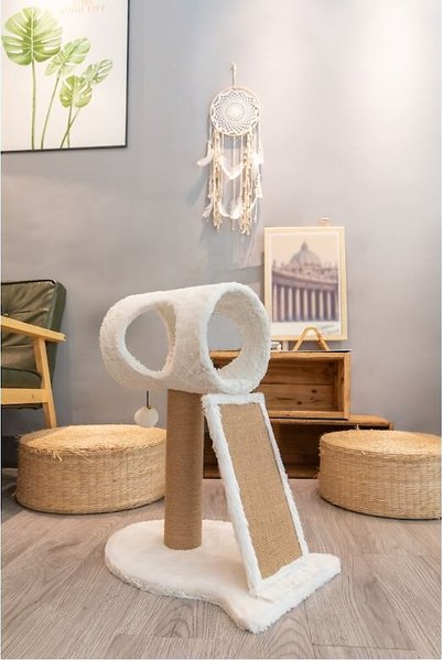 Catry 24-in Faux-Fur Cat Tree