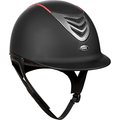 IRH IR4G "Power" Black with Titanium Vent & Red Piping Riding Helmet, Medium