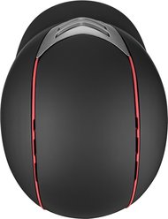 IRH IR4G "Power" Black with Titanium Vent & Red Piping Riding Helmet, Large slide 2 of 4