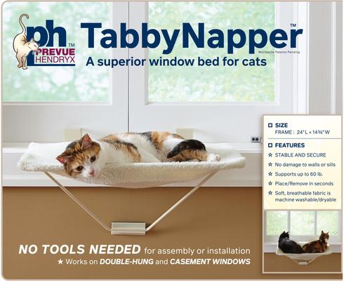 Show full view: Prevue Pet Products Tabby Napper Cat Window Perch Kit slide 9 of 10