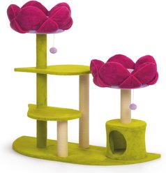 Prevue Pet Products Flower Garden 44.5-in Faux FleeceCat Tree