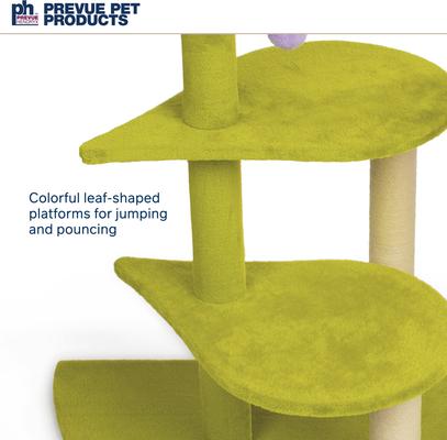 Show full view: Prevue Pet Products Flower Garden 44.5-in Faux FleeceCat Tree slide 5 of 11