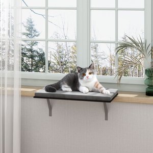 Coziwow by Jaxpety Window Seat Perch Sill Cat Bed, Grey