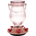 Perky-Pet Rose Gold Top-Fill Glass Hummingbird Feeder
