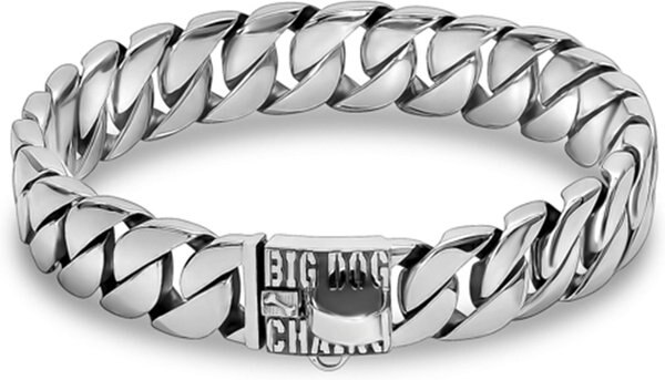Big Dog Chains The Kilo Dog Collar, Silver, 29.5-in slide 1 of 8