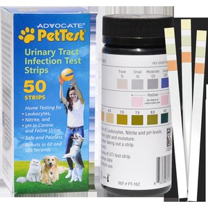 PetTest Urinary Tract Infection Dog & Cat Test Strips, 50 count