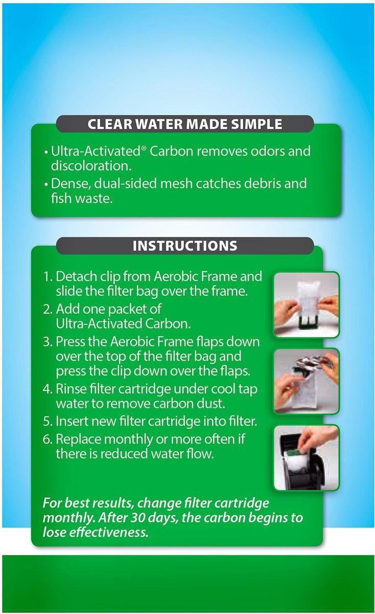 TETRA Whisper BioBag Aquarium Filter Cartridge, 6 count