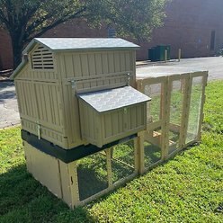 Snap Lock Chicken Coop Run for Large Coop, Tan slide 2 of 4
