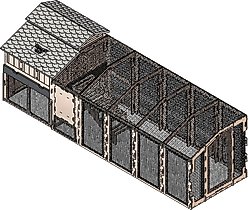 Snap Lock Chicken Coop Expansion Kit for Small Coop, Tan