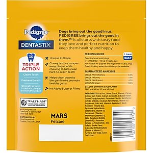 Pedigree Dentastix Mini Dental Dog Treats, 24 count