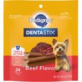 Pedigree Dentastix Beef Mini Dental Dog Treats, 24 count