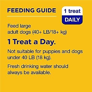 Pedigree Dentastix Beef Flavored Large Dental Dog Treats, 40 count