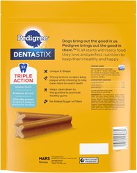 Pedigree Dentastix Original Small/Medium Dental Dog Treats, 45 count slide 2 of 9