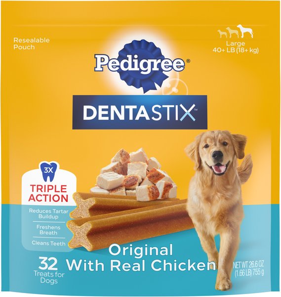 Pedigree Dentastix Large Original Dog Treats, 32 count slide 1 of 10
