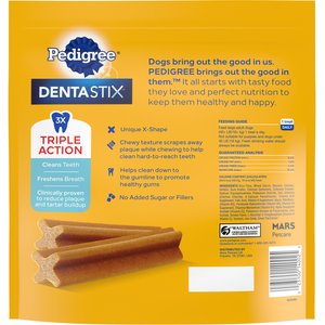 Pedigree Dentastix Large Original Dental Dog Treats, 32 count