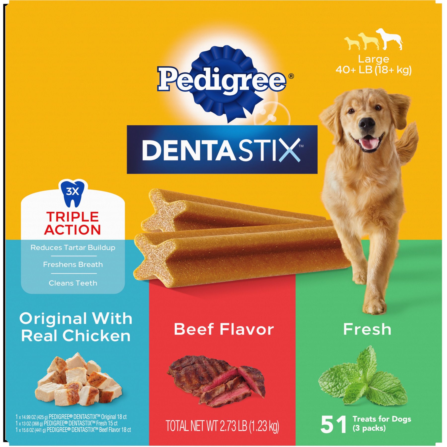 Pedigree dentastix mini fresh dog 2025 treats