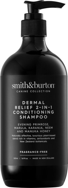 smith&burton Dermal Relief 2-IN-1 Dog & Cat Conditioning Shampoo, 16.9-oz bottle slide 1 of 7