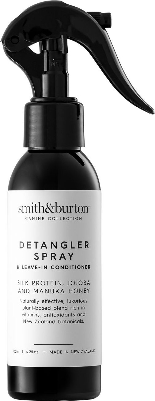 SMITH&BURTON Detangler Dog & Cat Spray & LeaveIn Conditioner, 4.2oz