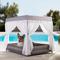 Show in main carousel: Frisco Wicker Outdoor Covered Canopy Dog Bed slide 1 of 7