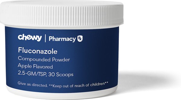 Fluconazole Compounded Powder Apple Flavored for Horses, 2.5 GM/TSP, 30 scoops slide 1 of 3