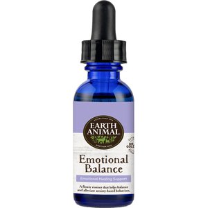 Earth Animal Emotional Balance Liquid Calming Supplement for Dogs & Cats, 1-oz bottle