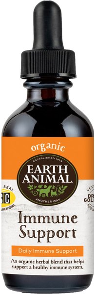 Earth Animal Immune Support Liquid Immune Supplement for Dogs & Cats, 2-oz bottle slide 1 of 6
