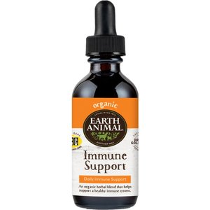 Earth Animal Natural Remedies Immune Support Liquid Homeopathic Immune Supplement for Dogs & Cats, 2-oz bottle
