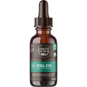 Earth Animal Vital Eye Liquid Vision Supplement for Dogs & Cats, 2-oz bottle