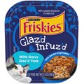 Purina Friskies Gravy Wet Cat Food, Glazed & Infuzed with Gravy Glazed Tuna, 3.5-oz TR, case of 12
