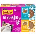 Friskies Pureed Lil' Shakes Chicken & Tuna Variety Pack Cat Food, 1.55-oz bag, Case of 18