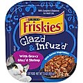 Purina Friskies Gravy Wet Cat Food, Glazed & Infuzed with Gravy Glazed Shrimp Recipe, 3.5-oz TR, case of 12