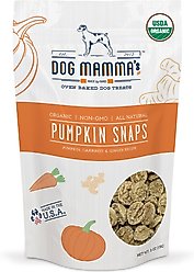 Dog Mamma’s Organic Pumpkin Snaps Dog Treats, 6-oz bag slide 1 of 9
