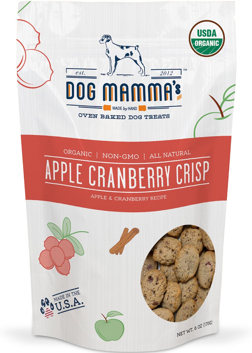Snicky Snaks Organic Apple Cobbler Dog Treats
